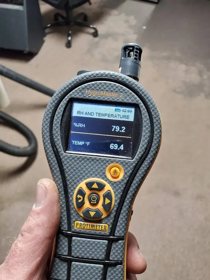 Moisture meter humidity assessment for Fire & Smoke Damage Restoration in Orange Beach